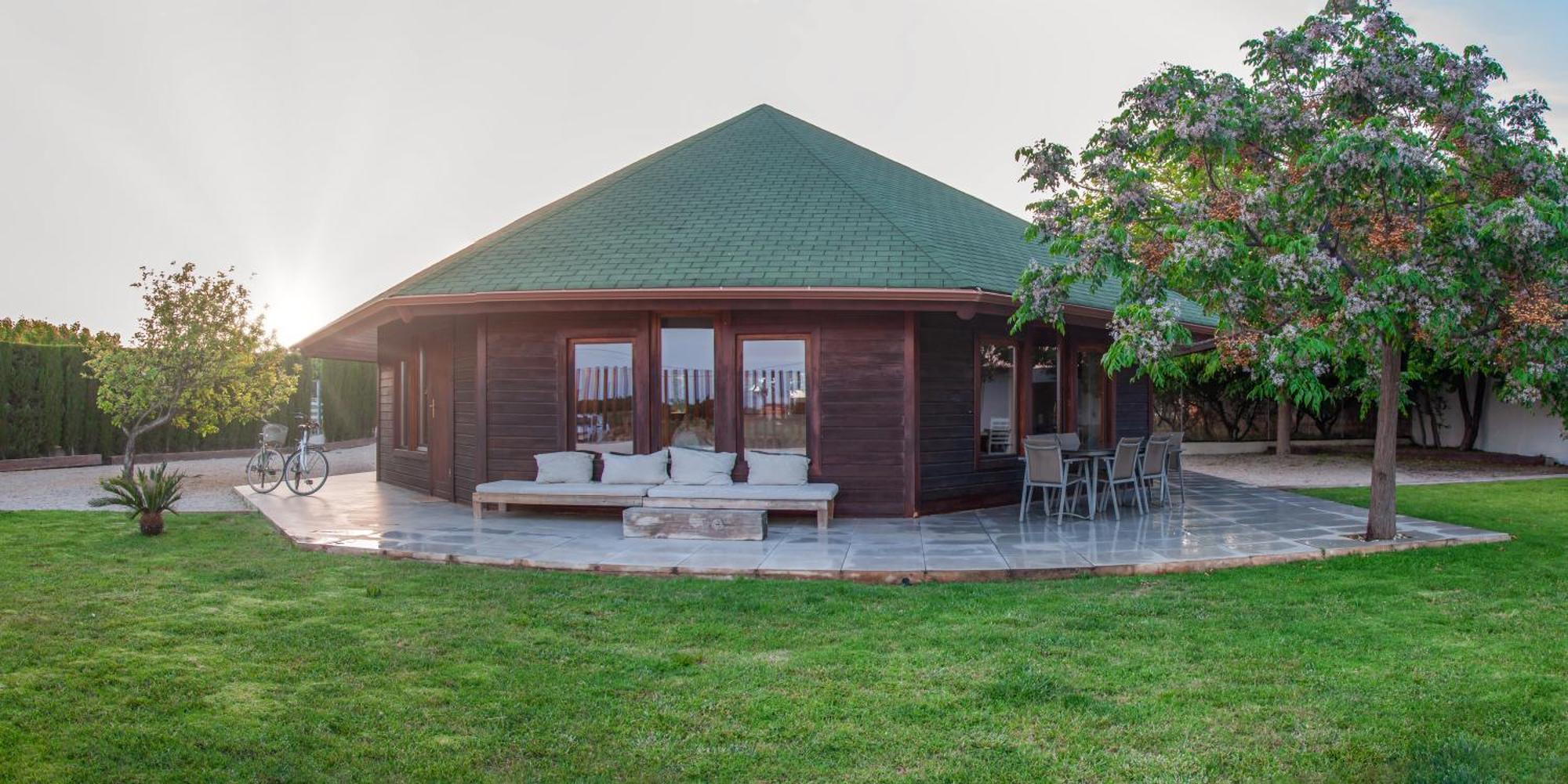 Casita De Madera Villa Benicarló Exteriör bild